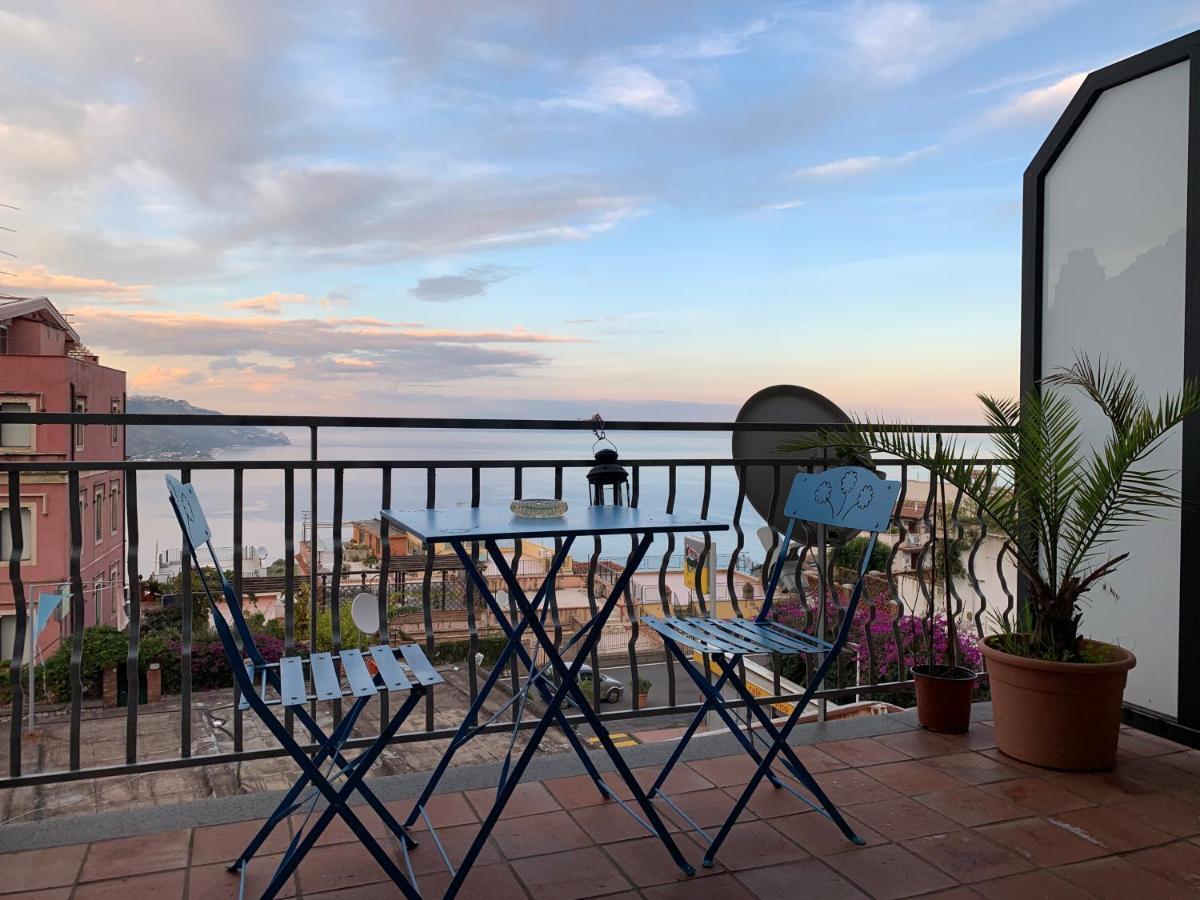 "Sea-See" Studio Taormina Center - Bellissima Vista Mare - Corner Kitchen Exterior foto